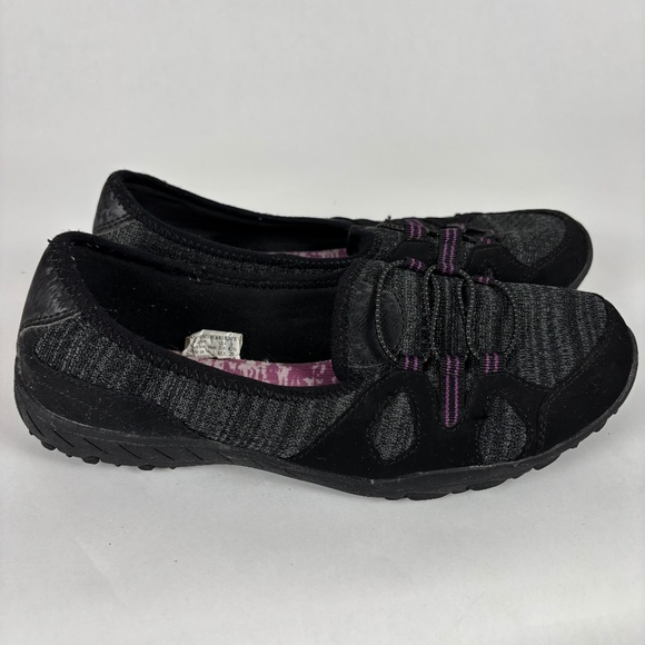 DANSKIN NOW Gray/Pink Memory Foam Sneakers, Slip-On, Size 9, Non-Marking - Picture 1 of 6